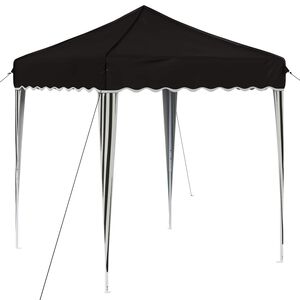 vidaXL Pop-up Party Tent Black 195 x 195 x 245 cm Oxford Fabric