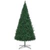 vidaXL Christmas Tree with Decorative String Lights Green 400 cm PVC