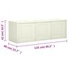 vidaXL Cushion Box Vanilla Ice 125x40x42 cm 130 L