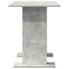 vidaXL Dining Table Concrete Grey 110x60x75 cm Engineered Wood