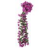 vidaXL Christmas Flower Garlands 3 pcs Light Purple 85 cm