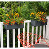 LECHUZA Planter Balconera Color 50 ALL-IN-ONE Slate 15673