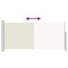 vidaXL Retractable Side Awning 140 x 300 cm Cream
