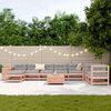 vidaXL 10 Piece Garden Sofa Set Solid Wood Douglas Fir