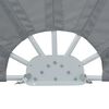 vidaXL Collapsible Terrace Side Awning Grey 200 cm