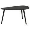 Home&Styling 2 Piece Side Table Set Drop Shape Black
