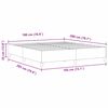 vidaXL Bed Frame Light grey 180 x 200 cm Corduroy fabric