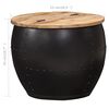 vidaXL Coffee Table Round 53x43 cm Solid Mango Wood