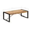vidaXL Coffee Table 120x60x40 cm Solid Mango Wood