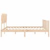vidaXL Bed Frame without Mattress Super King Size Solid Wood Pine