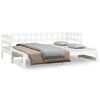 vidaXL Pull-out Day Bed without Mattress White 2x(90x190) cm