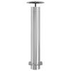 vidaXL Chimney Extension Silver 35 x 35 x 132 cm Stainless steel