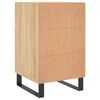 vidaXL Bedside Cabinet Sonoma Oak 40x40x66 cm Engineered Wood