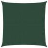 vidaXL Sunshade Sail 160 g/m&sup2; Dark Green 4.5x4.5 m HDPE