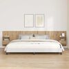 vidaXL Headboard with Cabinet 3 pcs Artisan Oak Engineered Wood