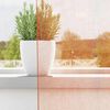 vidaXL Voile Curtains with Loops 2 pcs Terracotta 140x225 cm