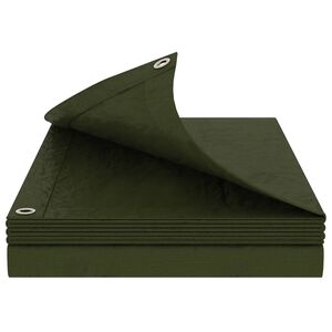 vidaXL Tarpaulin with Eyelets Green 2 x 3 m 260 gsm PE
