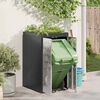 vidaXL Wheelie Bin Storage with Planter Roof for 240L Bin Anthracite