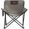 vidaXL Camping Chairs with Pocket Foldable 2 pcs Grey