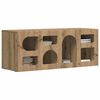 vidaXL TV Cabinet Artisan Oak 100 x 35 x 40 cm Engineered Wood