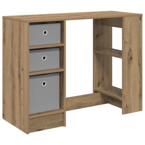 vidaXL Desk Artisan Oak 100 x 40 x 75 cm Engineered Wood