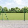 vidaXL Fence with Post Green 1.2 x 10 m Steel and PVC