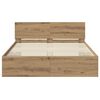 vidaXL Bed Frame Artisan Oak 140 x 200 cm Engineered Wood
