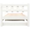 vidaXL Pull-out Day Bed without Mattress White 2x(80x200) cm