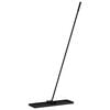 vidaXL Garden Rake Manual Black 75 x 25 x 200 cm Powder-Coated Steel