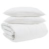 vidaXL Duvet Set with Pillow 3 pcs White Down Feather