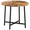 vidaXL Coffee Table 45x45x40 cm Solid Wood Mango and Iron