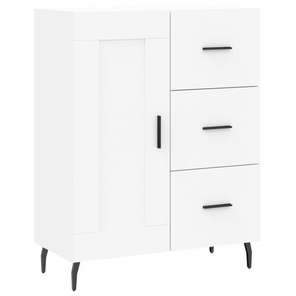 vidaXL Sideboard White 69.5x34x90 cm Engineered Wood