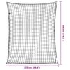 vidaXL Trailer Net with Elastic Rope Black 3x2.5 m PP