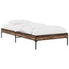 vidaXL Bed Frame Old Wood 80 x 200 cm Engineered Wood