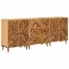vidaXL Storage Cabinets 3 pcs 60 x 33.5 x 75 cm Solid Mango Wood Brown