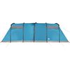 vidaXL Family Tent Tunnel 8-Person Blue Waterproof