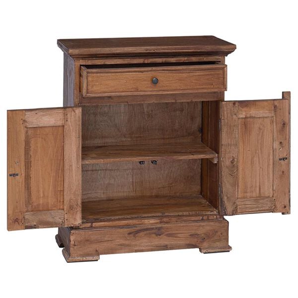 vidaXL Storage Cabinet 63 x 30 x 79 cm Solid Mahogany Wood