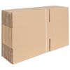vidaXL Folding Box 50 pcs Natural 35 x 24 x 15 cm Cardboard