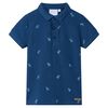 vidaXL Kids' Polo Shirt Dark Blue 140