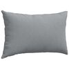 vidaXL Sofa Pillows 2 pcs Light Grey 50 x 30 cm Fabric