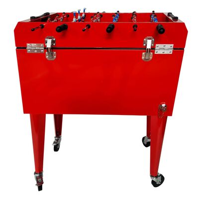AXI Cooler with Football Table 65 L Red