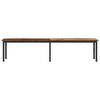 vidaXL Bench Old Wood 200 x 35 x 45 cm Engineered Wood