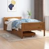 vidaXL Bed Frame without Mattress Honey Brown Solid Wood 90x200 cm (322110+321987)