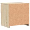 vidaXL Bedside Cabinet Sonoma Oak 40x30x39 cm Engineered Wood