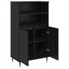 vidaXL Highboard Black 60 x 36 x 110 cm Engineered wood