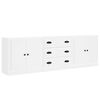 vidaXL Sideboards 3 pcs White Engineered Wood