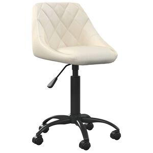 vidaXL Dining Chair Cream Velvet