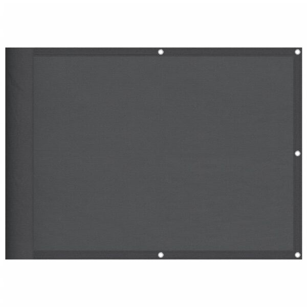 vidaXL Balcony Screen Anthracite 75x700 cm 100% Polyester Oxford