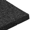 vidaXL Rubber Granulate Patio Pad Black 9 x 9 x 1 cm Rubber