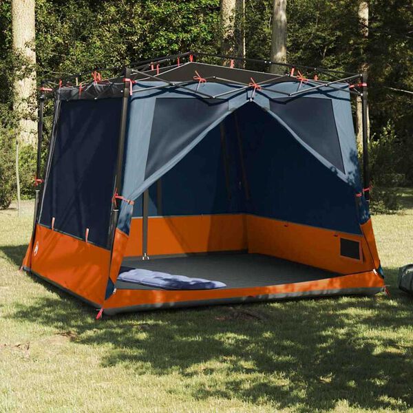 vidaXL Inner Tent with Roof Grey and Orange 291 x 291 x 240 cm Taffeta